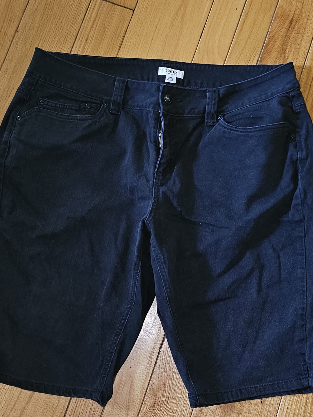 Cato Dark Navy Women's Boyfriend Jeans Shorts
